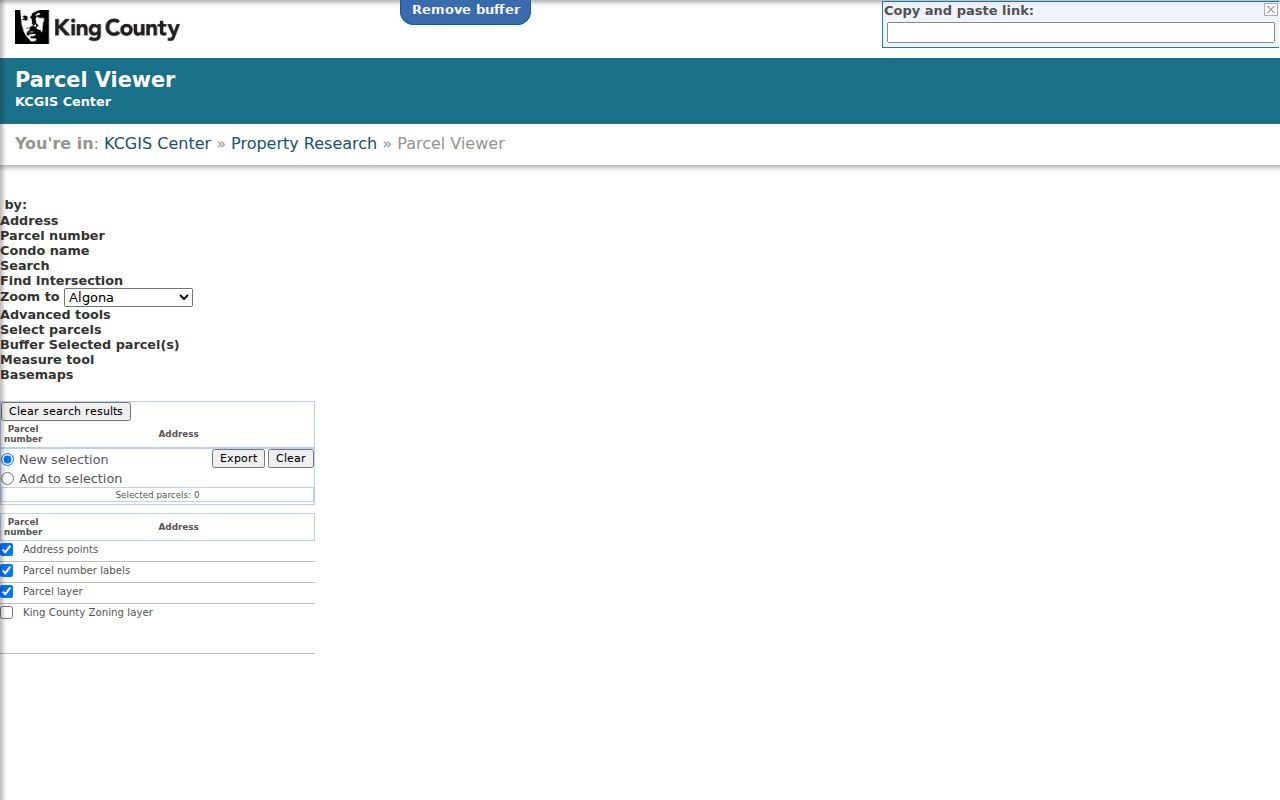Kenmore people search using King County Parcel Viewer